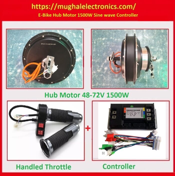 Electric Bike BLDC DC Hub Motor 1500W Sine wave Controller with Regenerative System - Image 1