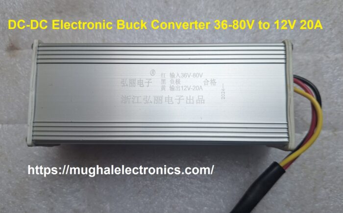 DC-DC Converter Electronic Transformer Buck Converter for Electric Bike 36-72V to 12V 20A - Image 1