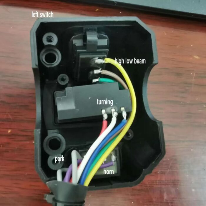 Electric Bicycle Throttle Light Turning 3 Gears Reverse Parking Alert Switch Assembly - Image 5