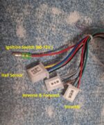 1800W 48-72V 24 MOSFET BLDC Motor Controller with Potentiometer & Voltage Display - Image 3