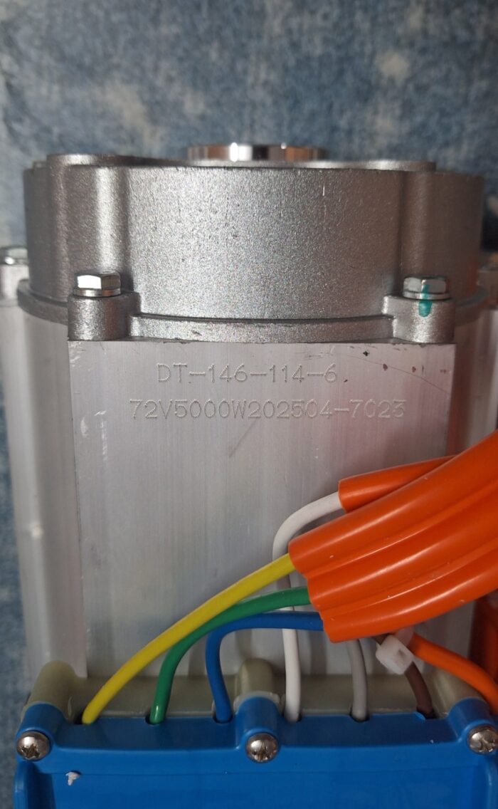 5KW DATAI PMSM DC Brushless Electric Car Six Phase Motor Kit - Image 10