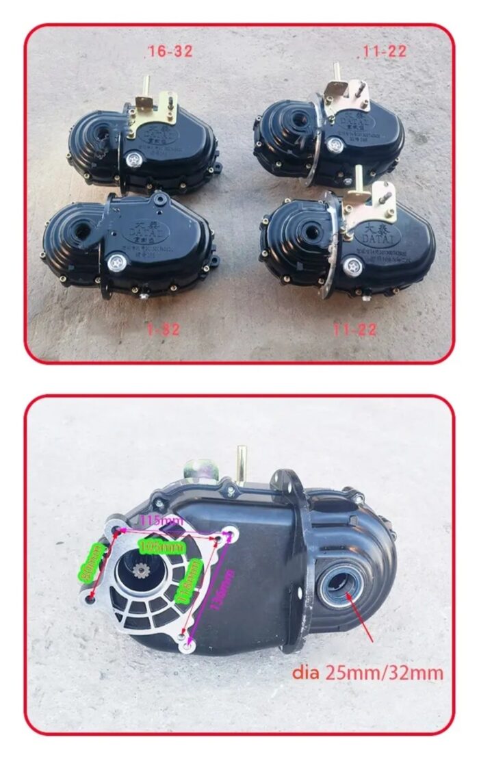 DATAI Electric Tricycle Rear Axle & Differential Gearbox Accessories - Image 7