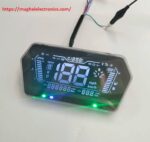 48-72V LCD Dashboard Display with Charge Level Indicator for Electric Scooter, Motorcycle & E-Car