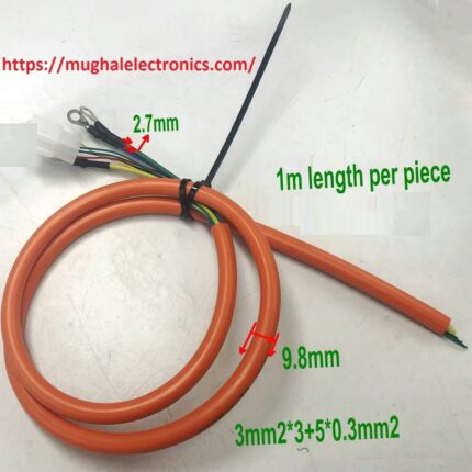 Electric Brushless DC Hub Motor Extension Cable with 5-Pin Hall Sensor Connector