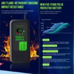 60V 3A 74V Smart E-Bike Lead Acid Dry & Wet Gel Battery Charger with LCD Display - Image 3
