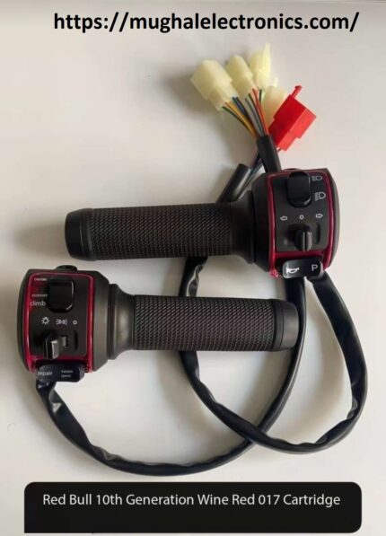 Electric Scooter Handle Accelerator Set with Reverse 3-Speed & Horn