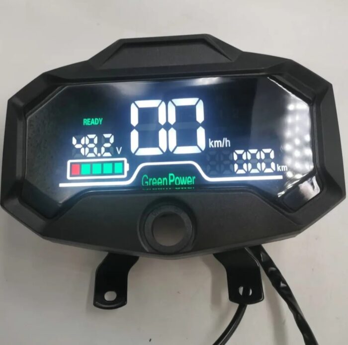 48V/60V/72V Electric ATV & Tricycle LCD Speedometer with Battery Display - Image 2