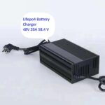 Lithium Iron Phosphate Lifepo4 Battery Charger 48V 20A 58.4 V Self Stop Fast Charger