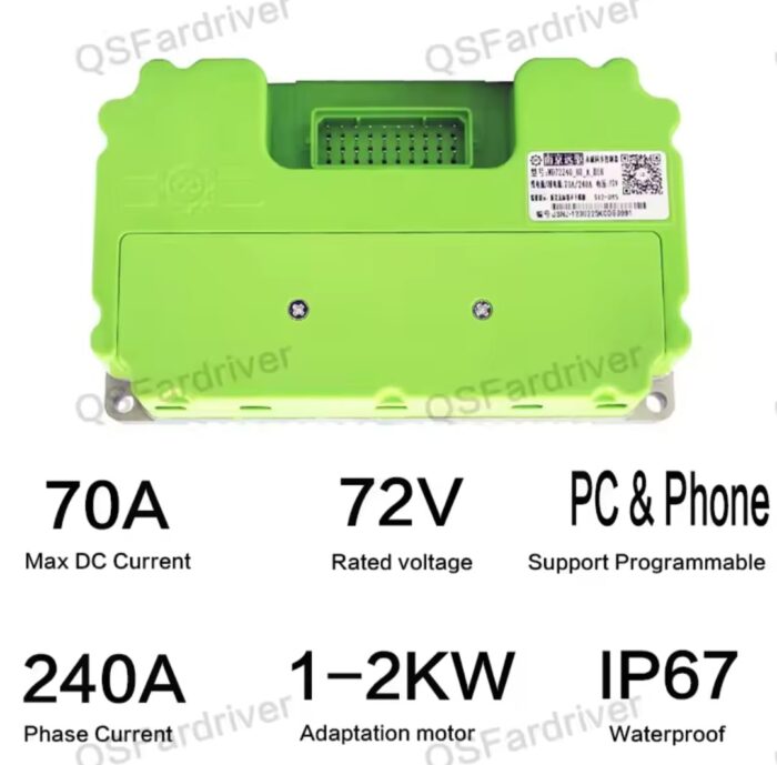 FARDRIVER ND72240 70A Bluetooth Programmable DC Brushless Controller 1-2KW 48-72V - Image 8