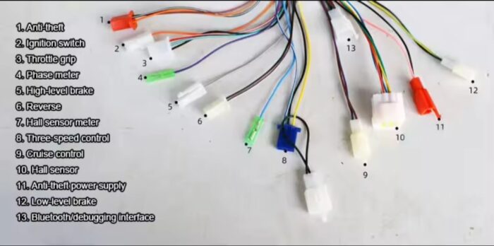 FARDRIVER Nanjing ND72450 72V 200A/450A 3-5KW BLDC PMSM Sine Wave Electric Controller with One-LIN Display - Image 7