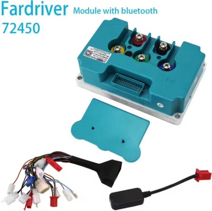 FARDRIVER Nanjing ND72450 72V 200A/450A 3-5KW BLDC PMSM Sine Wave Electric Controller with One-LIN Display - Image 1