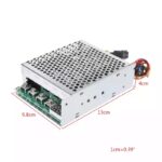 DC 10-55V 100A 3000W DC Motor Speed Controller Reversible PWM Control Forward Reverse Regulator - Image 2