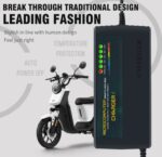 72V 4A Electric Bike Charger 88.8V Lead Acid Battery with Percentage Six-Light Indicator - Image 4