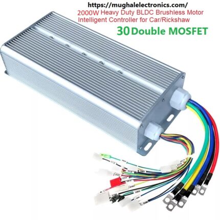 2000W Heavy Duty BLDC Motor Intelligent EV Controller for Electric Cars & Rickshaws