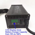72V 10A 87.6V 24S Lithium LiFePO4 Battery Charger Auto Cut Off Metal Body Model (2+4) - Image 3