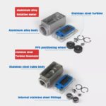 Digital Liquid Water Diesel Fuel Flow Meter 2.5in Electronic Flowmeter with LCD Display - Image 5