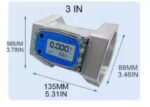 Digital Liquid Water Diesel Fuel Flow Meter 3in Electronic Flowmeter with LCD Display - Image 7