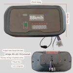 Universal LCD Speedometer Display 48V/60V/72V for Electric Bike Motorcycle NiuNiu - Image 3
