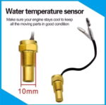 2 in 1 Water Temperature Gauge 28mm Digital LED Meter 12V/24V Universal - Image 5