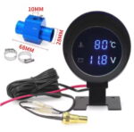 2 in 1 Water Temperature Gauge 28mm Digital LED Meter 12V/24V Universal - Image 2