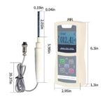 Digital Tesla Meter 0-2400mT Level 5 Gauss Meter Permanent Magnetic Field Tester with Hall Probe - Image 6