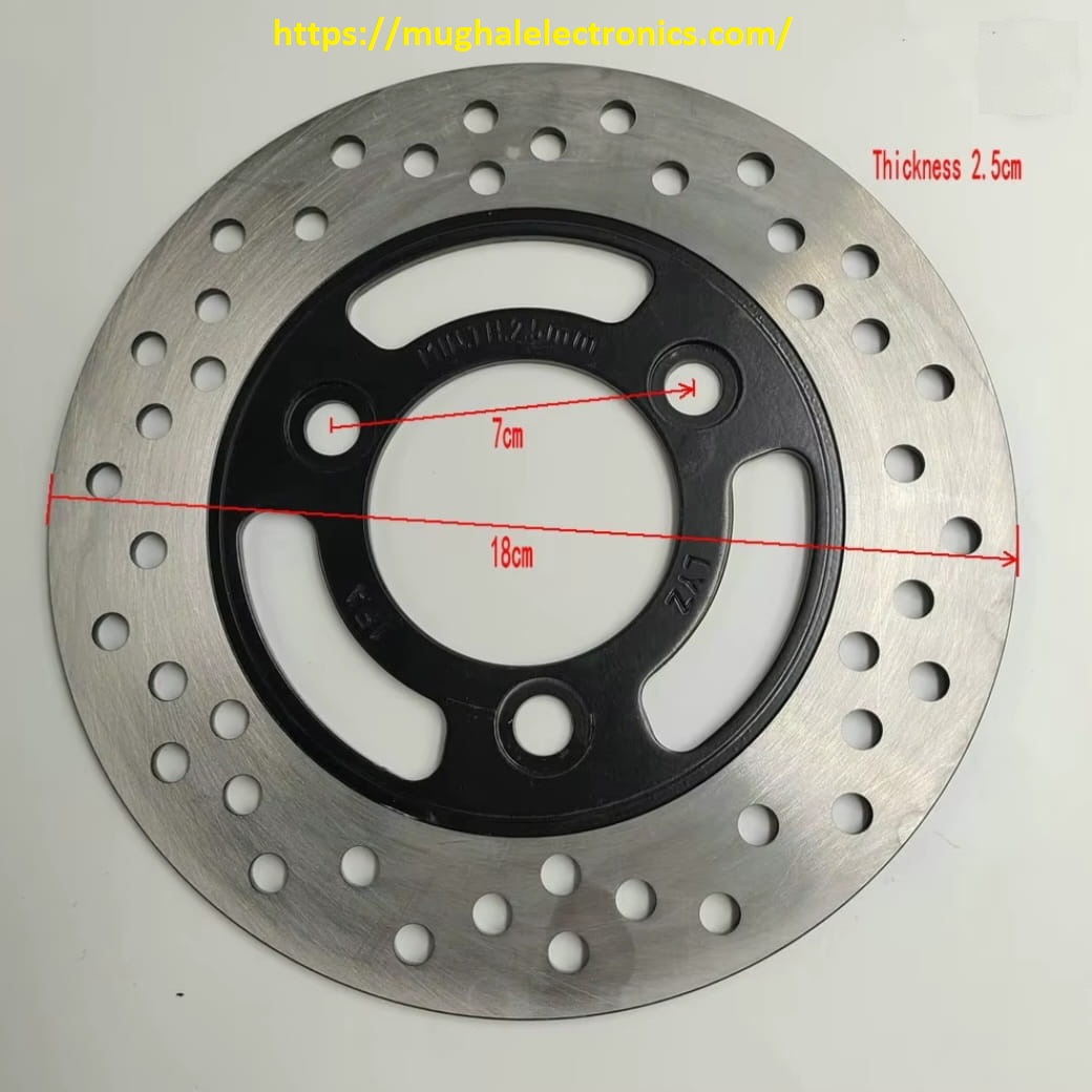 Screenshot_20260713_092450_WeChat (1) Electric Scooter Front Brake Disc Rotor 180mm 2.5mm Thick Brake Disc with 70mm 3-Bolt Mount - Image 1