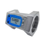 Digital Liquid Water Diesel Fuel Flow Meter 2.5in Electronic Flowmeter with LCD Display - Image 6