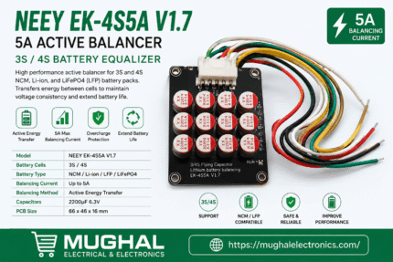 NEEY EK-C4S5A V1.7 5A Active Battery Capacitor Balancer 3S 4S for NCM Li-ion & LiFePO4 LFP