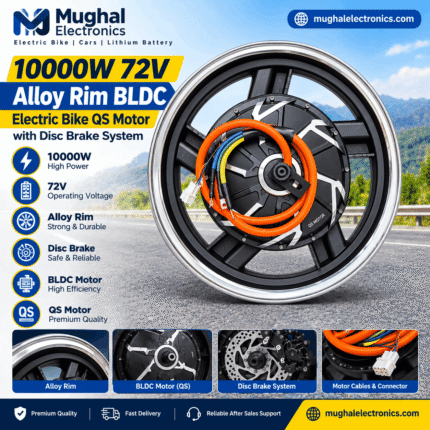 10000W 72V Alloy Rim BLDC Electric Bike QS Motor with Disc Brake System